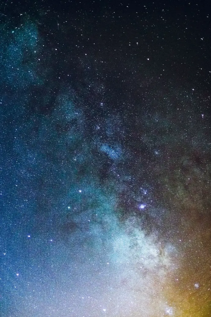 milky way during night time